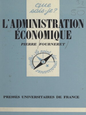 cover image of L'administration économique